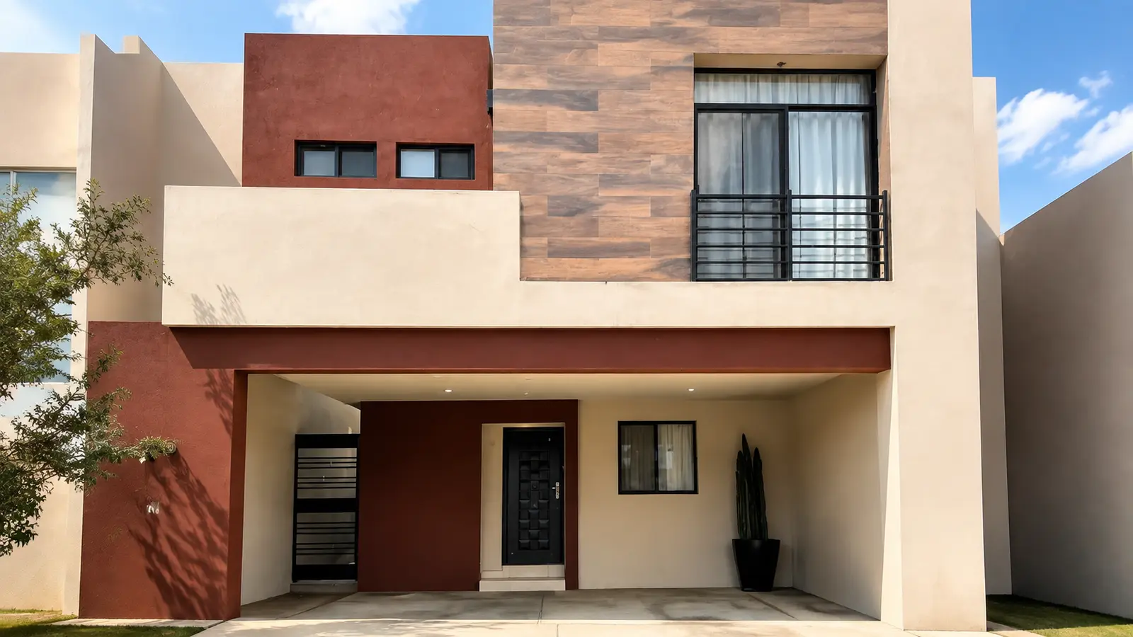 Fachada de la opción 1 en Cumbres