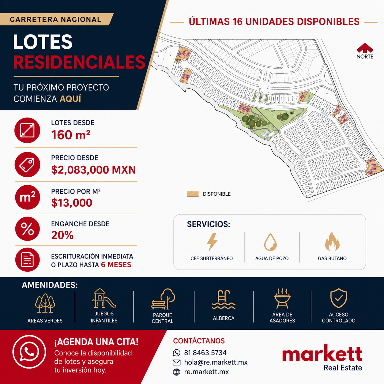 Lotes de incorporación inmediata
